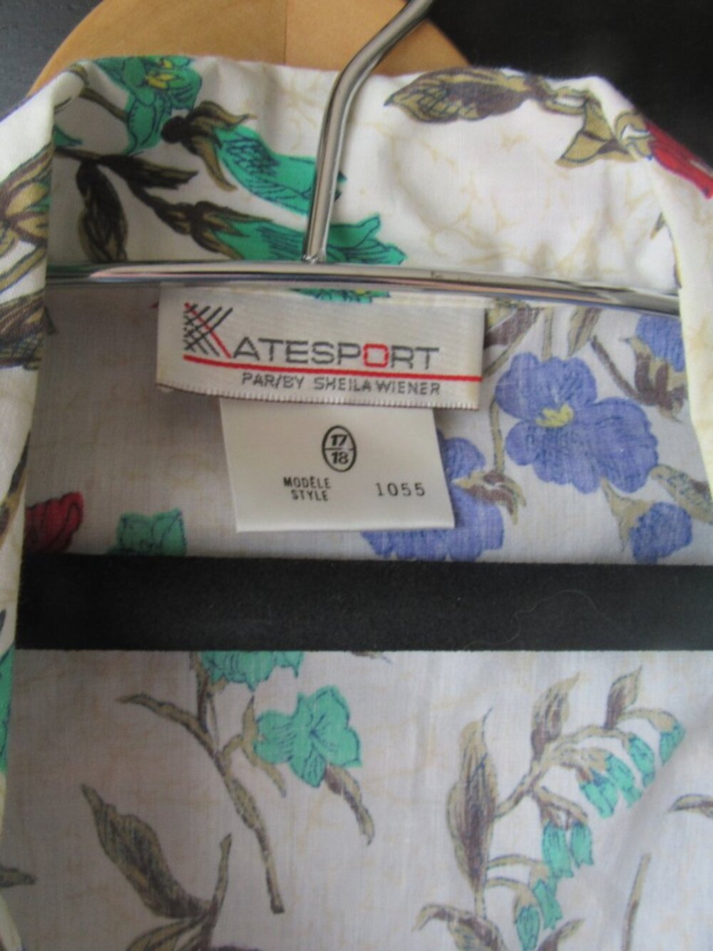 Vintage Katesport Sheila Wiener 2 Piece Ladies Summer Skirt Set Size 17/18 V422 - Picture 5 of 11